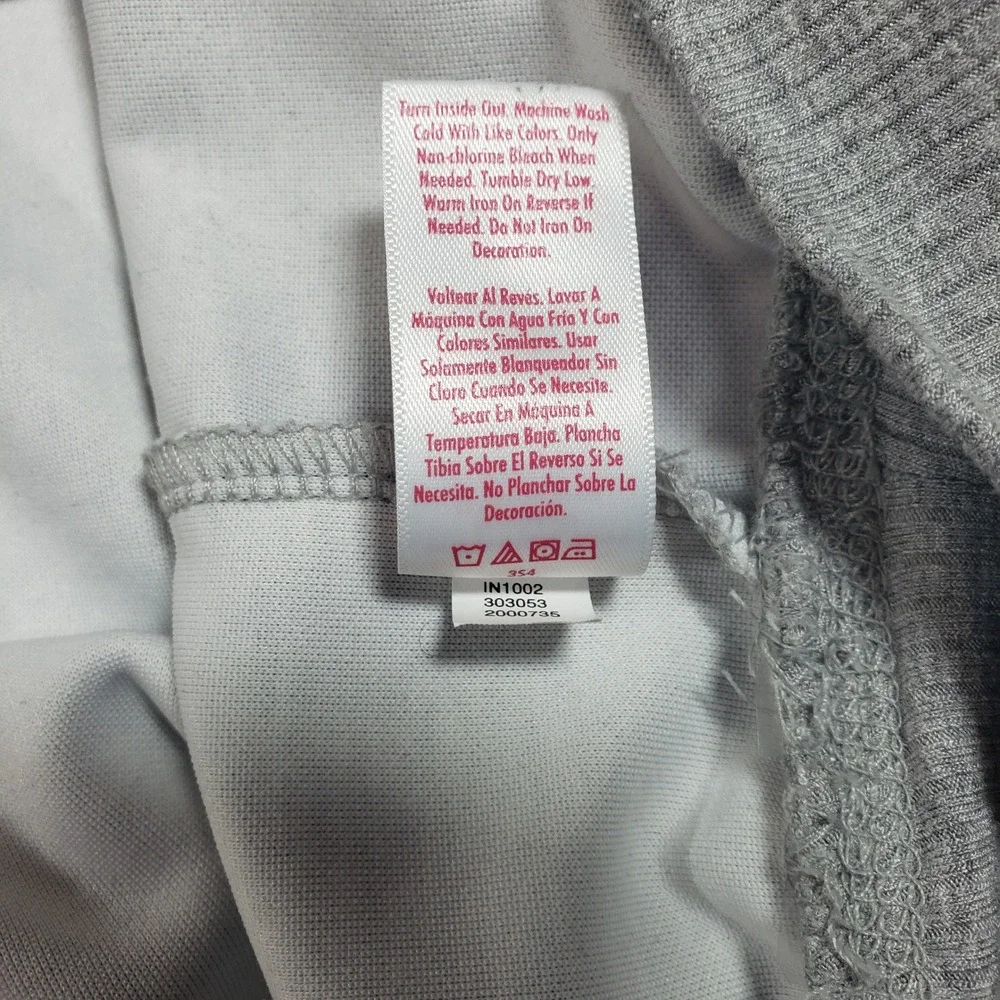 Justice Sport Gray Hoodie Sweatshirt Pullover Activewear Girls XL (16/18)‎